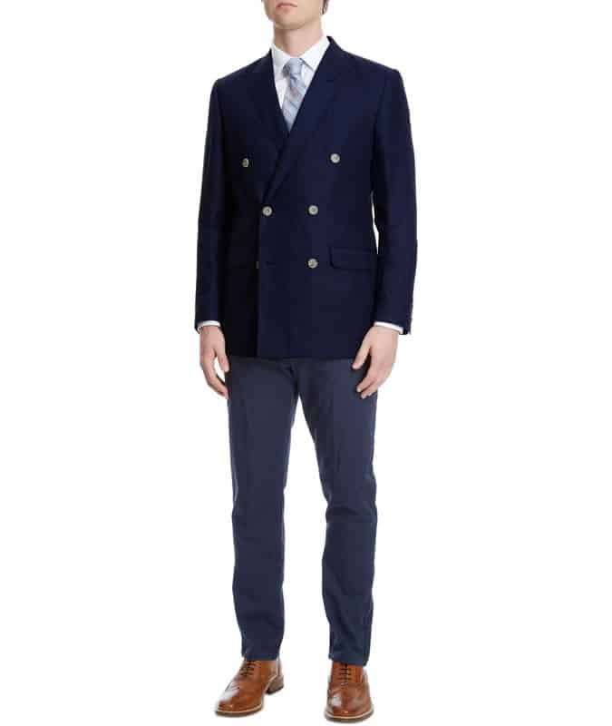 Jaeger Double-Breasted Blazer