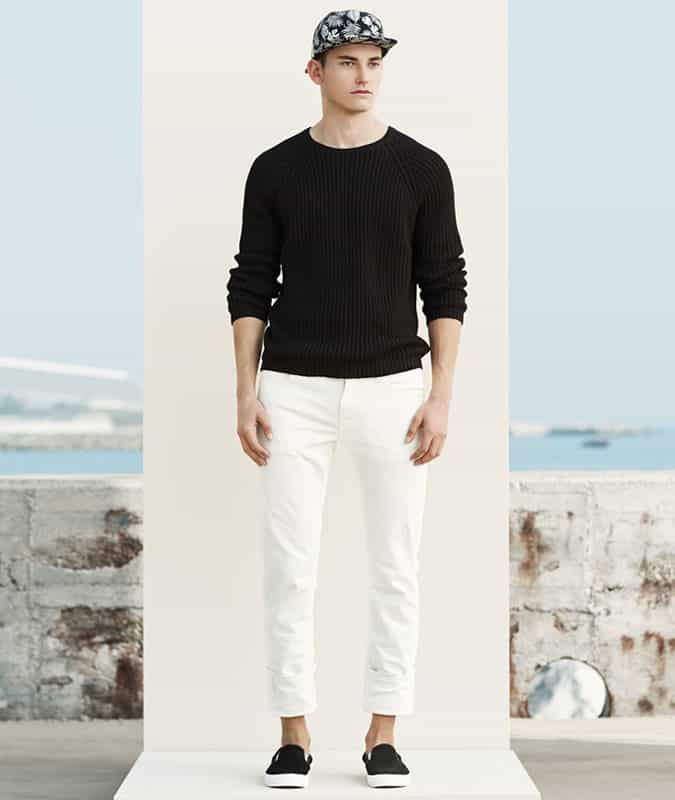 Mango White Jeans
