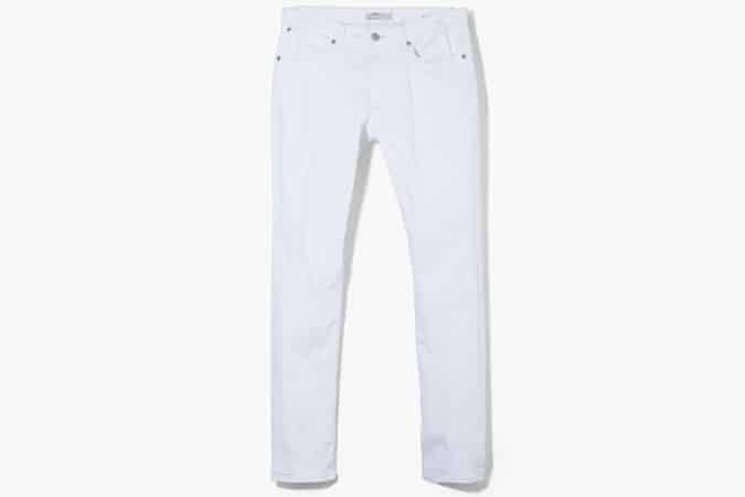 Mango Slim Fit White Jan Jeans