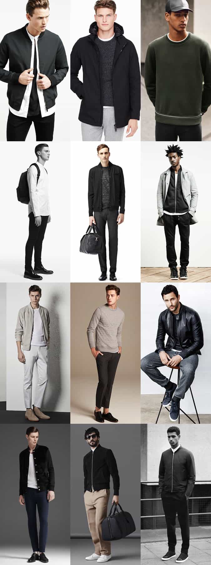 Men's Minimal Casual/Sports Luxe Outfit Inspiration Lookbook