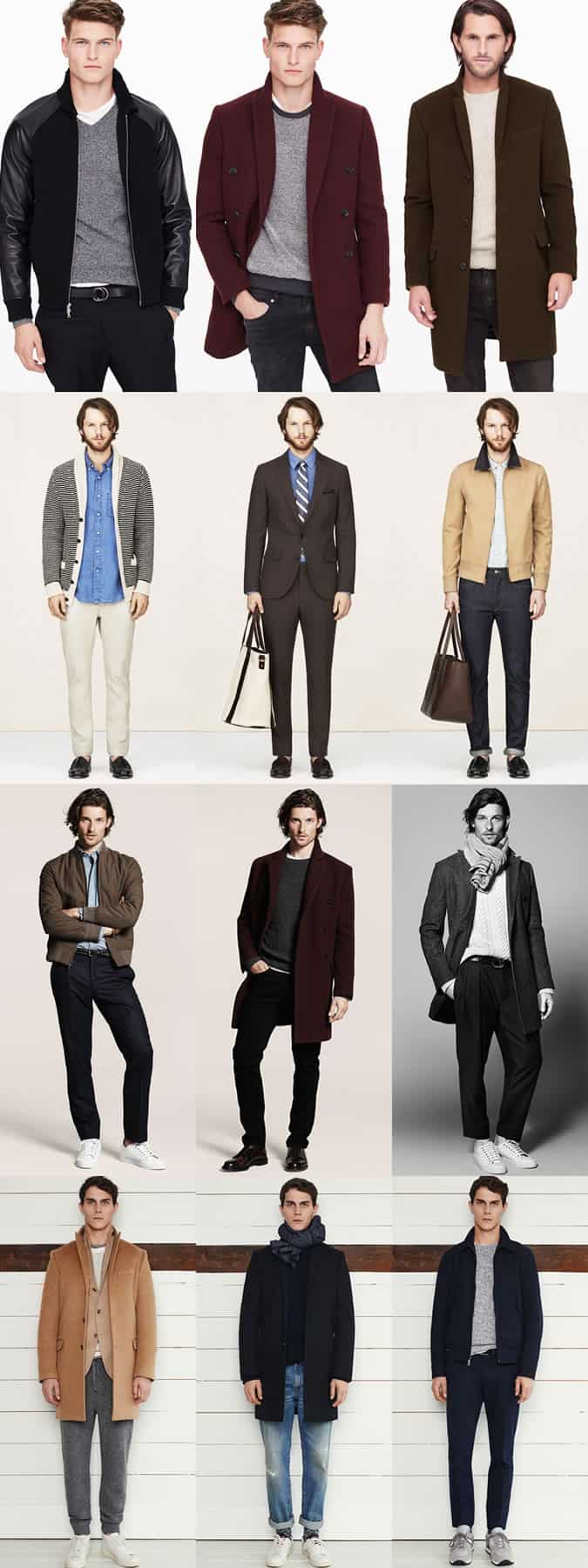 Club Monaco Menswear Lookbooks and Campaign Imagery