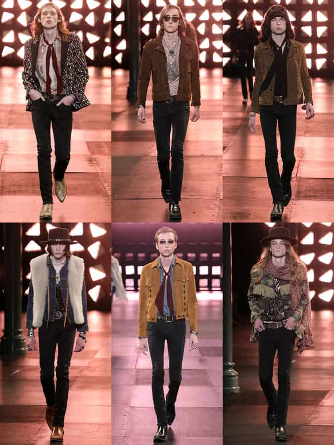 Saint Laurent Menswear Runway - SS15 Collection
