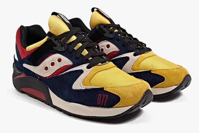 Saucony X Play Cloths Men's Grid 9000 Motocross Sneakers
