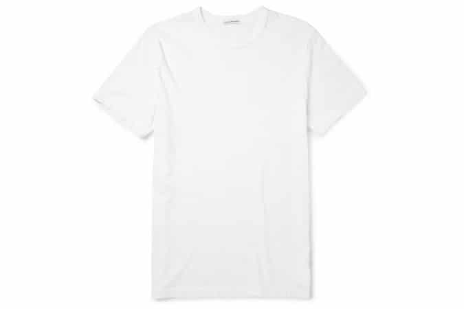 JAMES PERSE CREW NECK COTTON-JERSEY T-SHIRT