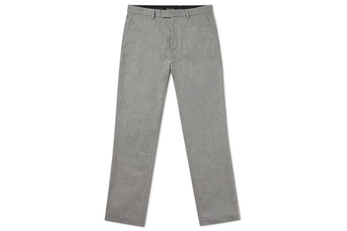 Pale Grey Wide Leg Trousers