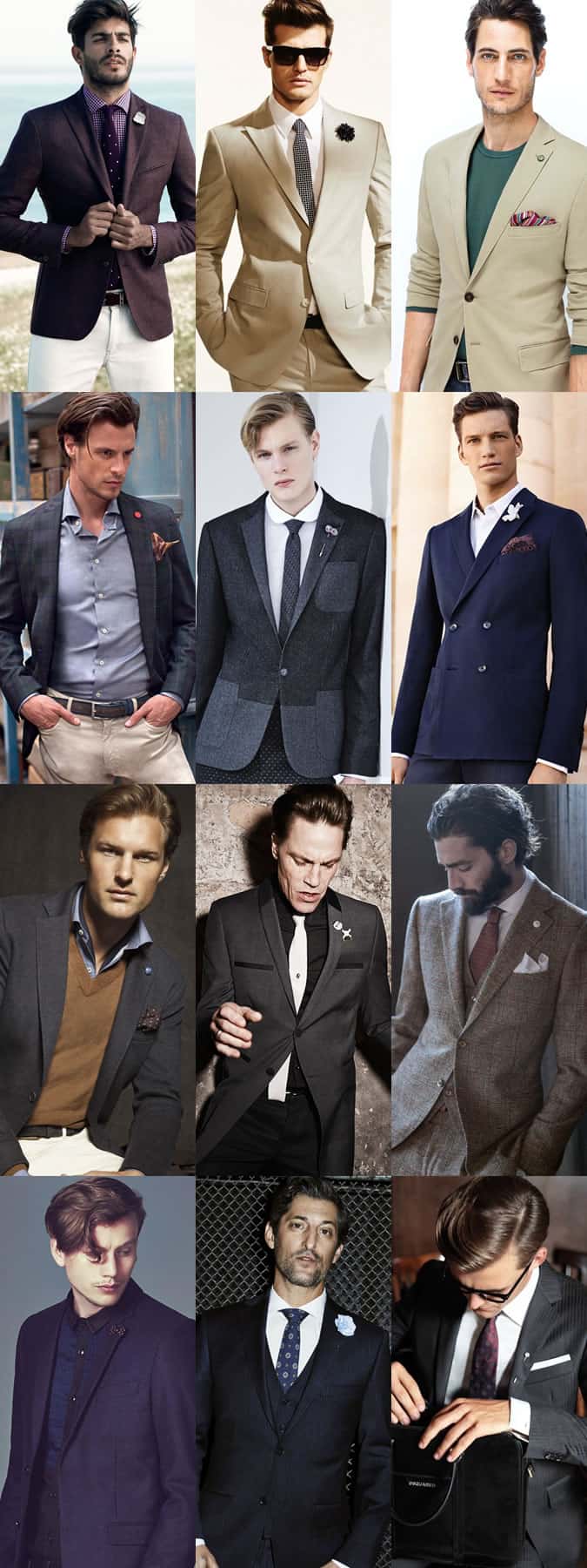 Men's Badges, Tie Pins and Lapel Pins Outfit Inspiration Lookbook