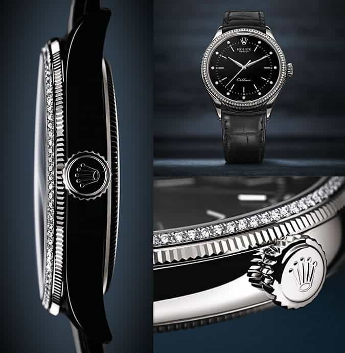 Rolex Gem-Bezel Cellini Watch