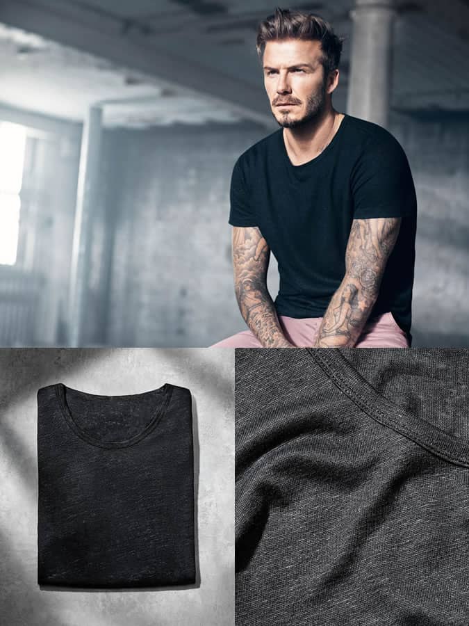 The Linen T-Shirt - H&M Modern Essentials Selected By David Beckham