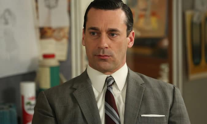 Don Draper Knew How To Match A Shirt & Tie