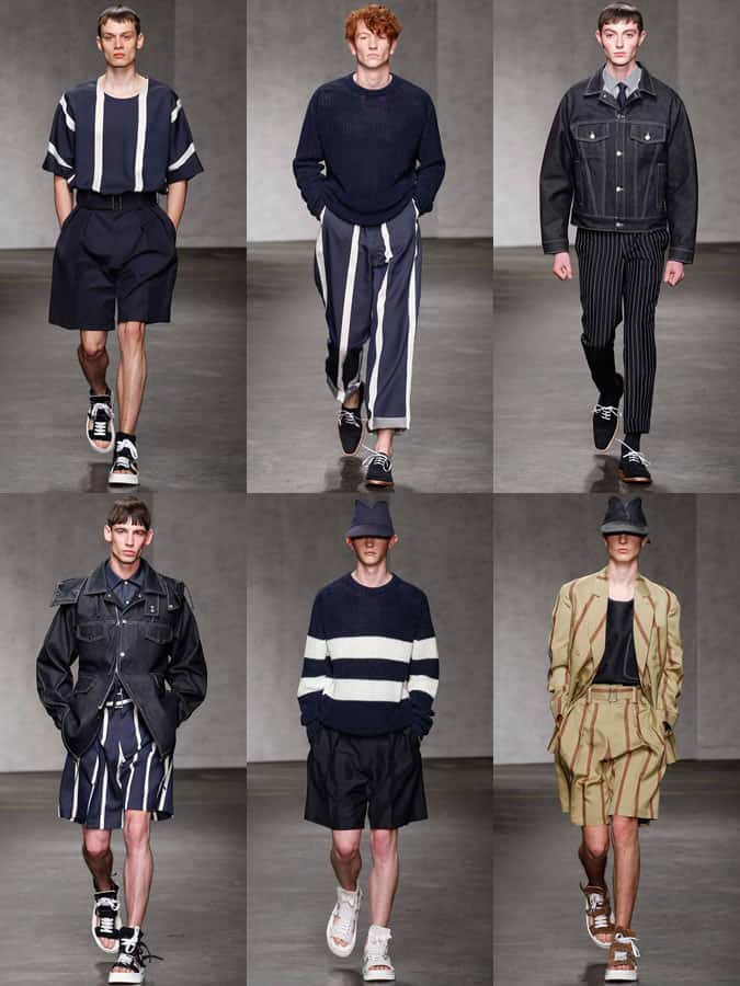 Statement Stripes On The E.Tautz SS15 Menswear Runway