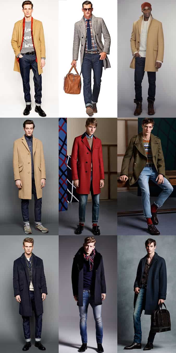 Jeans With Tailored Coats - Men's Outfit Inspiration Lookbook
