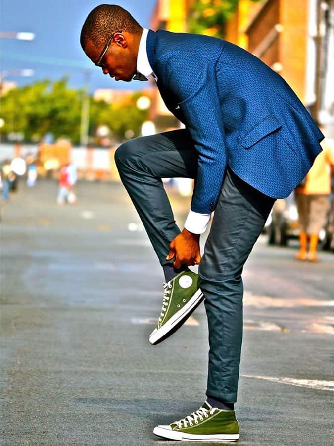 Green Converse