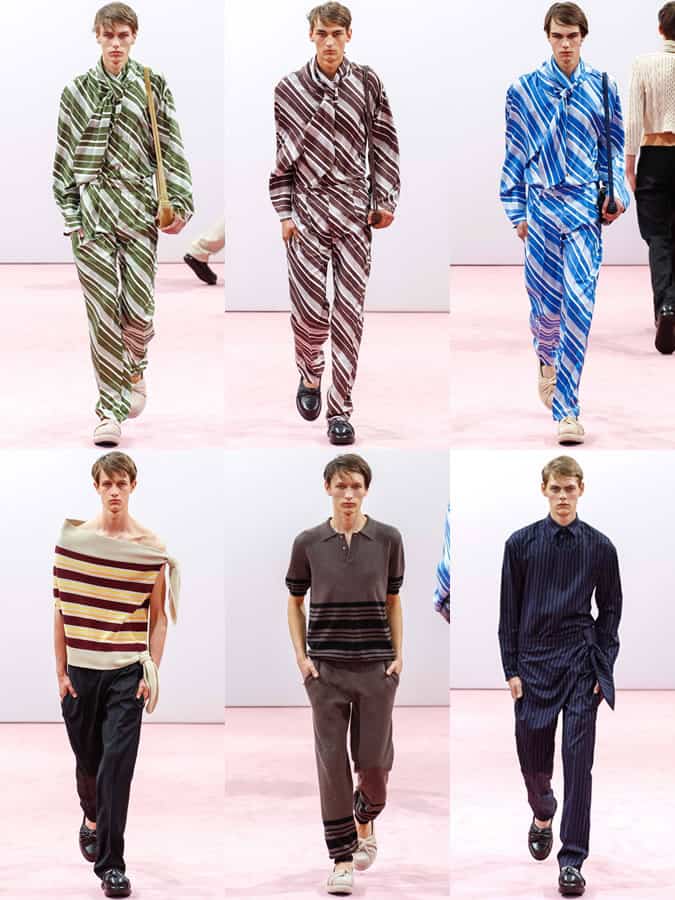 Statement Stripes On The J.W. Anderson SS15 Menswear Runway