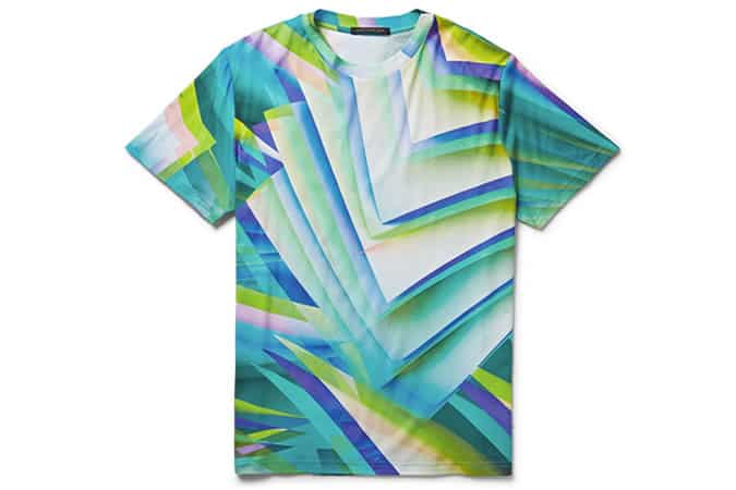 Christopher Kane Pages Printed Cotton T-Shirt