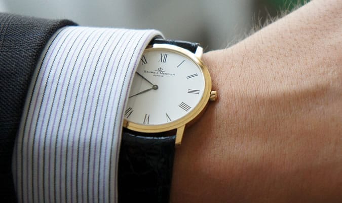 A Slimline Dress Watch Is Ideal For Men That Like To Wear Smart Tailoring & Suits