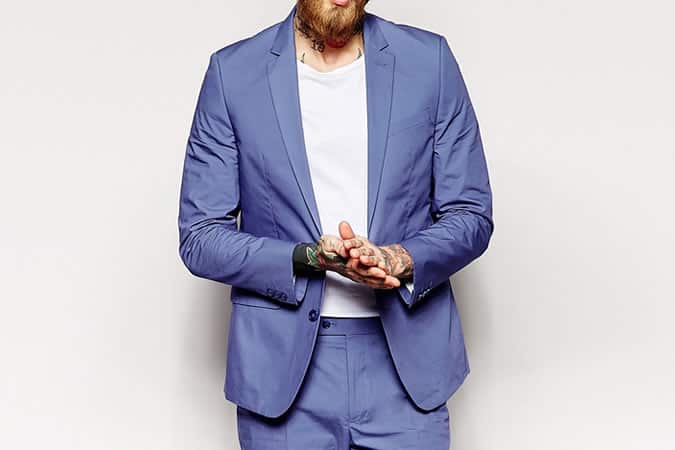 ASOS Slim Fit Suit in Poplin