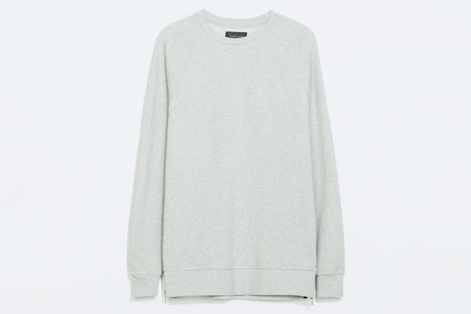 Zara Side Zip Sweatshirt
