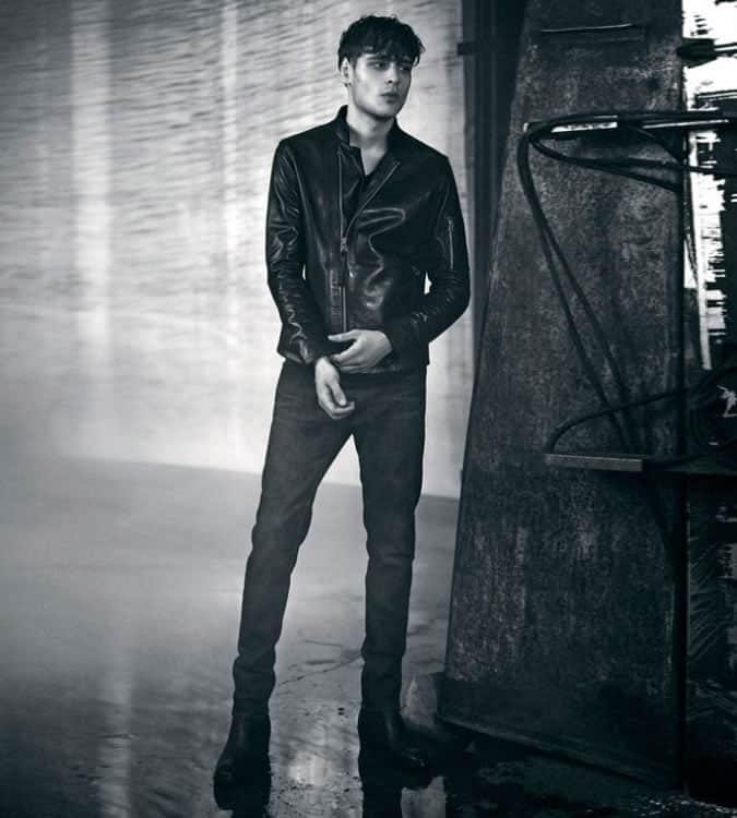 Jeans, Leather Jacket and Chelsea Boots Outfit For Men