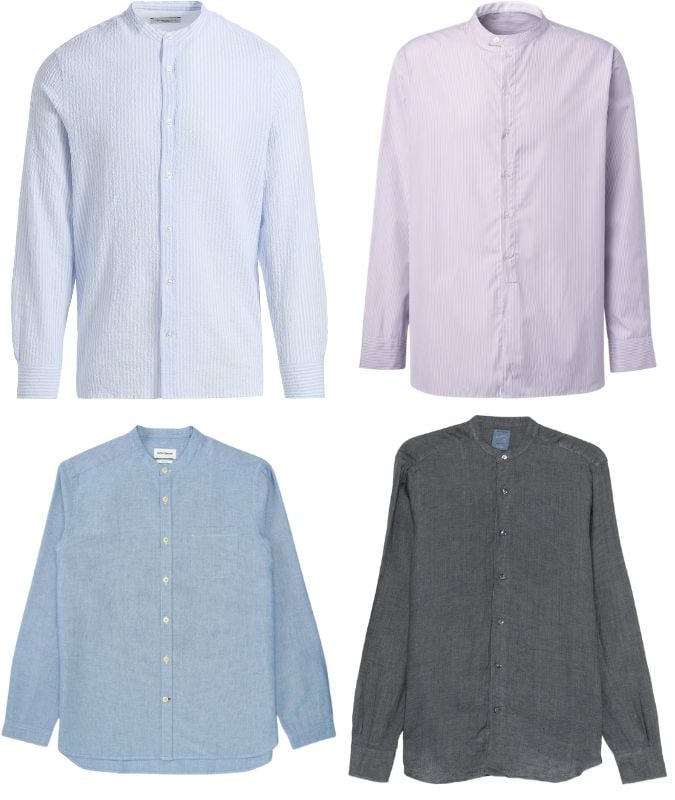 The best collarless shirts for men