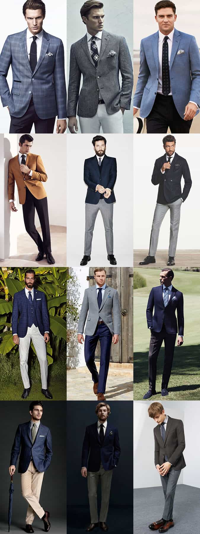 Men's Groom Wedding Outfit Inspiration Lookbook - Smart-Casual and Suit Separates