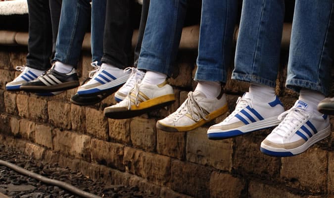 adidas Trainers were a core part of the football casuals uniform