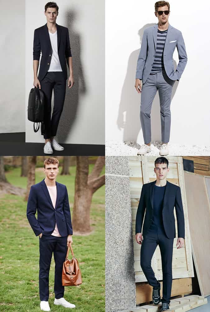 Men's Dressed Down Suits Lookbook