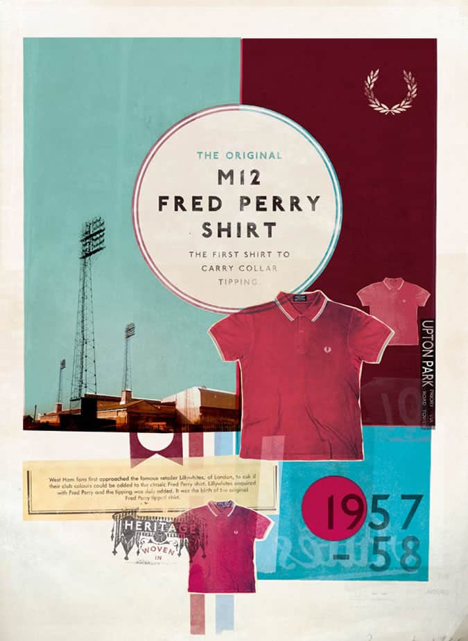 The Original Tipped Fred Perry Polo Shirt - Requested By West Ham Fans