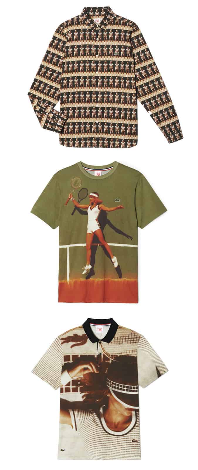 Lacoste L!ve Vintage Ads collection