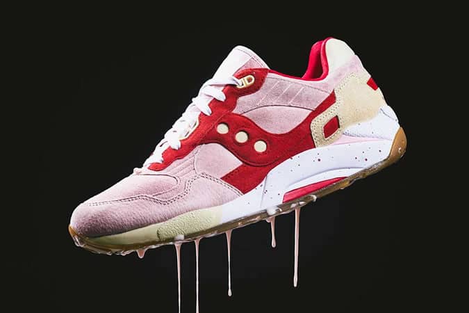 Saucony Scoops Pack G9 Shadow 6 Strawberry Vanilla Collection