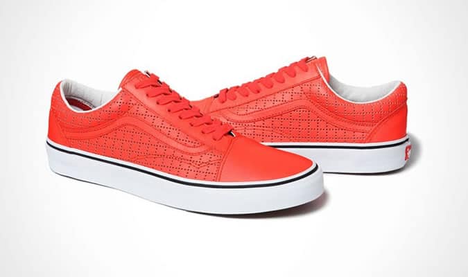 Supreme x Vans Perforated Leather Pack