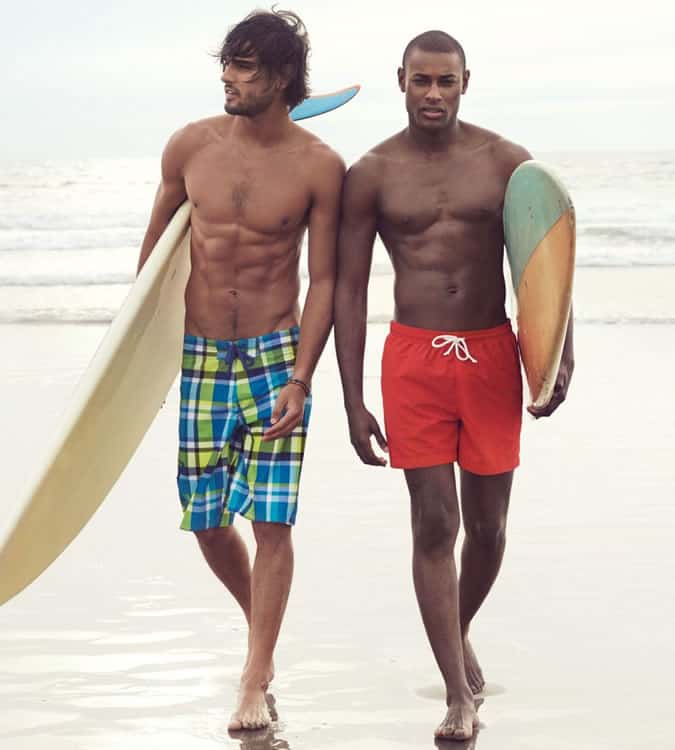 Tailored Men's Running Shorts And Board Shorts - H&M 2015