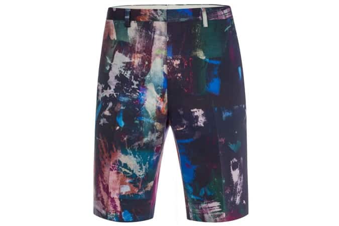 Paul Smith 'Backing Cloth' Print Chino Shorts