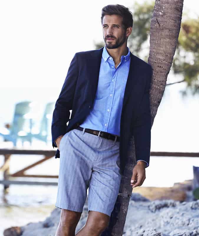 How To Wear Men's Tailored Shorts - With A Blazer