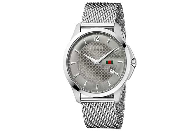 GUCCI Ya126301 g-timeless polished stainless steel watch