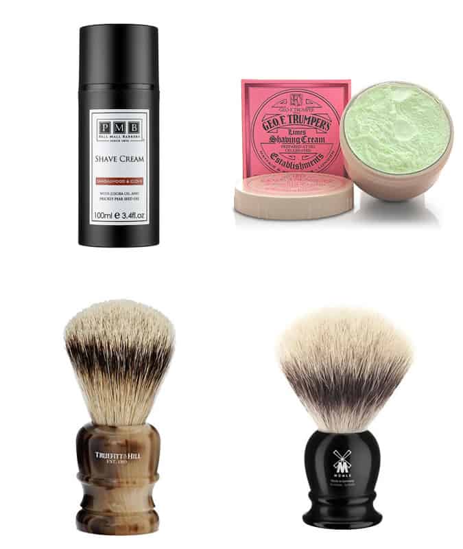 Shaving Creams and Brushes