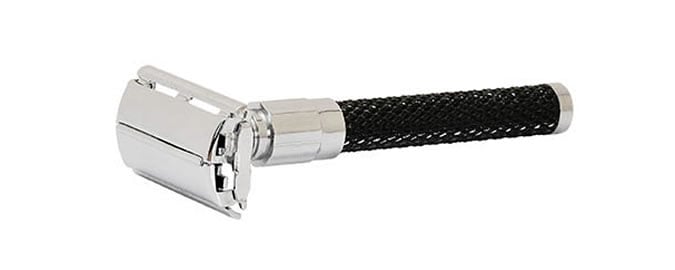 The Westminster Dotted Grip Butterfly Safety Razor