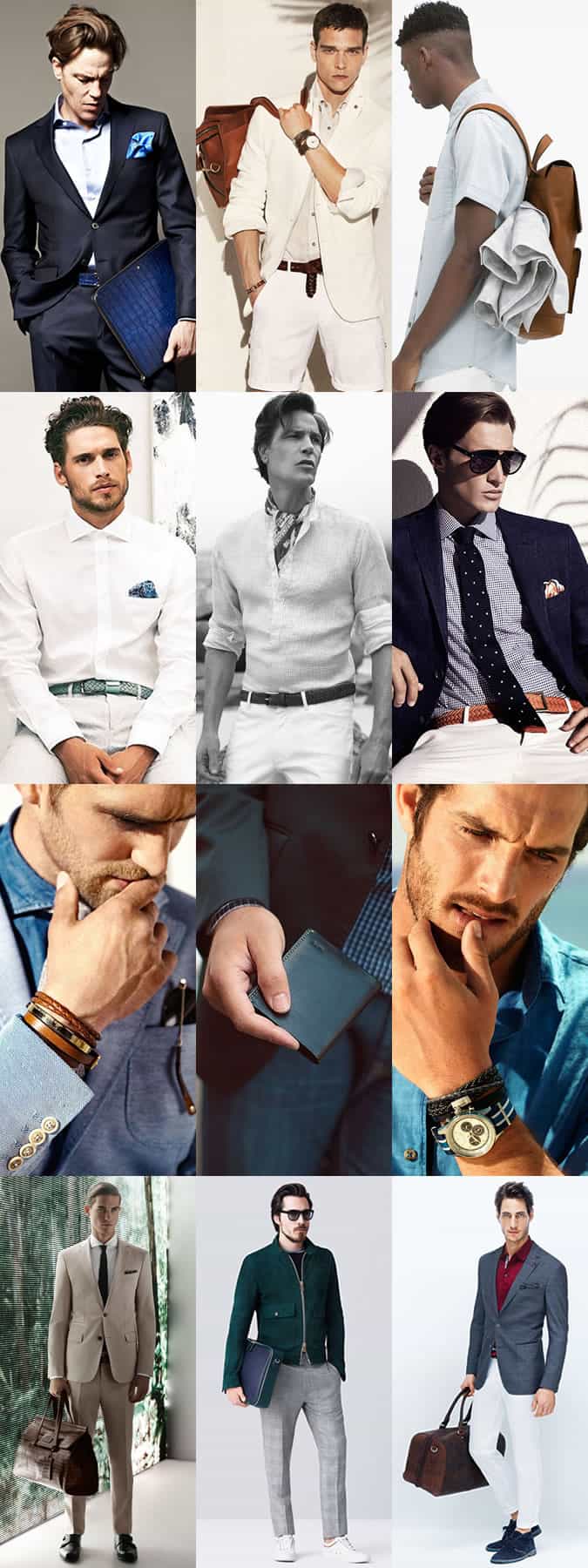 Brining Texture To Your Spring/Summer Outfits - Leather Accessories Lookbook Inspiration