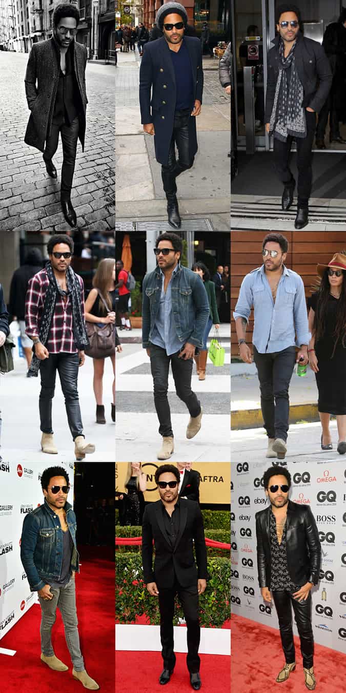 Lenny Kravitz Personal Style Lookbook 2015