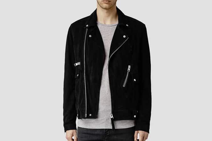 Marlo Suede Biker Jacket