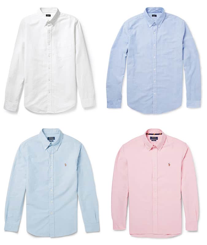 J.Crew and Ralph Lauren Oxford Shirts