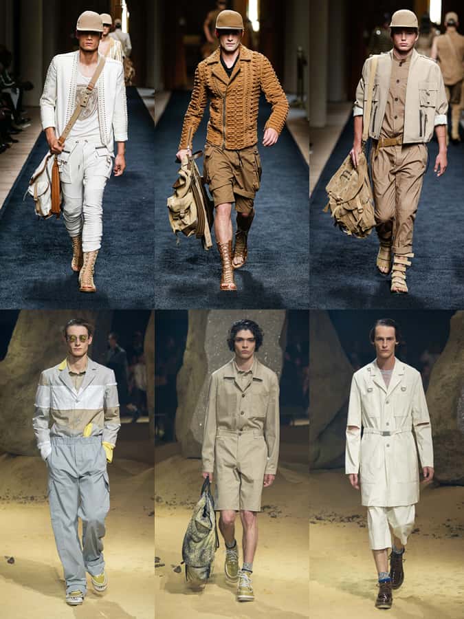 Balmain and Kenzo Menswear Spring/Summer 2016 Runways
