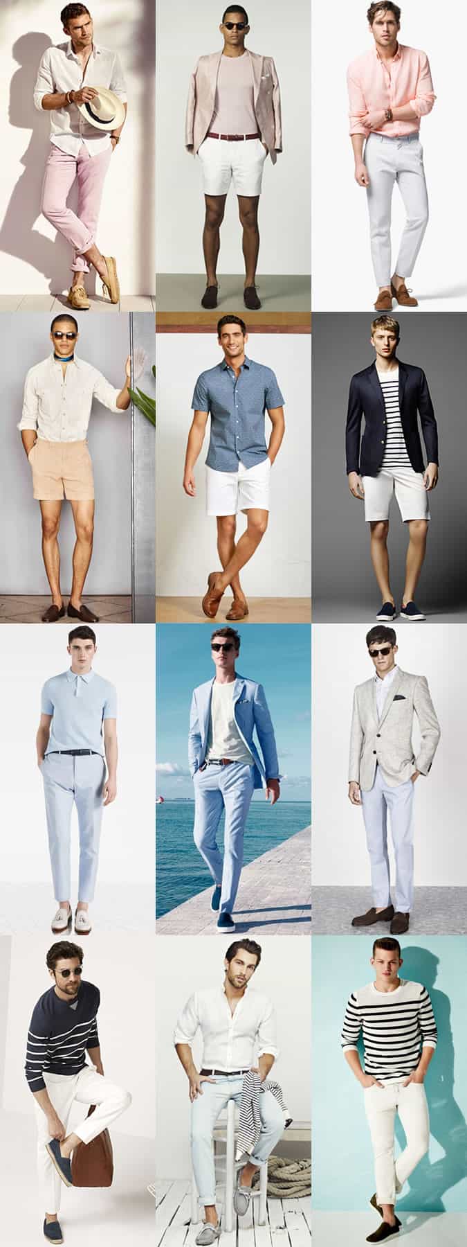 Men's French Riviera Summer Holiday Outfit Inspiration Lookbook