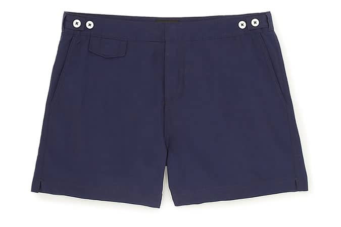 DAVID GANDY FOR AUTOGRAPH Plain Adjustable Waistband Swim Shorts