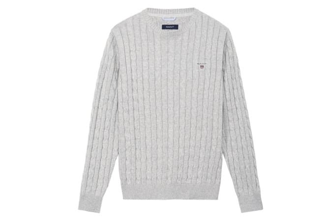 Gant Cotton Cable Crew Jumper