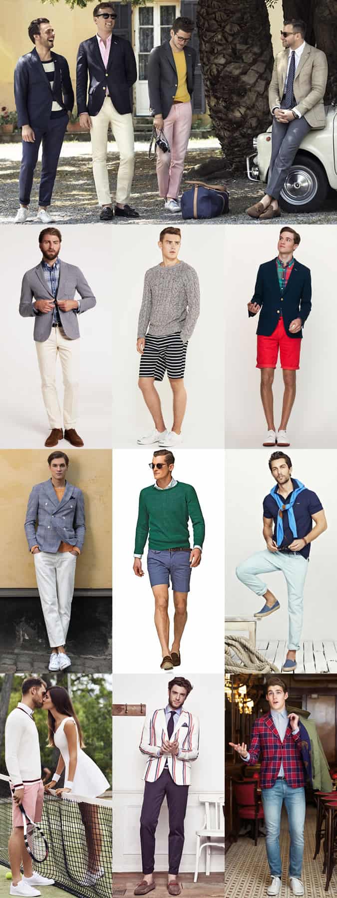 Men's The Hamptons Summer Holiday Outfit Inspiration Lookbook