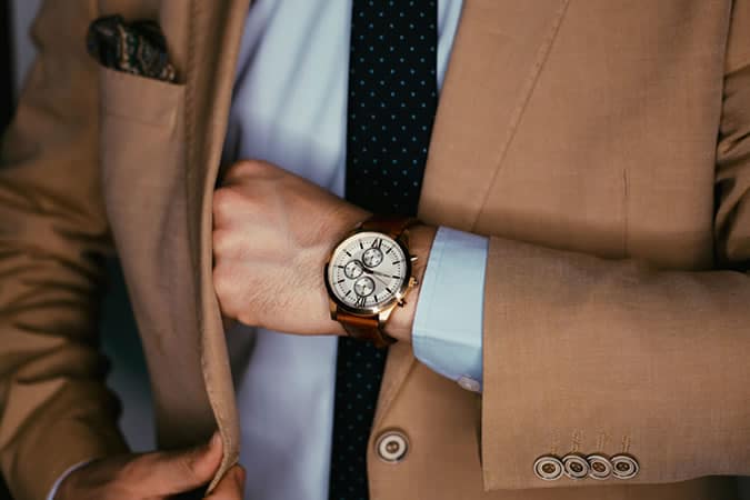 Image of watch on wrist