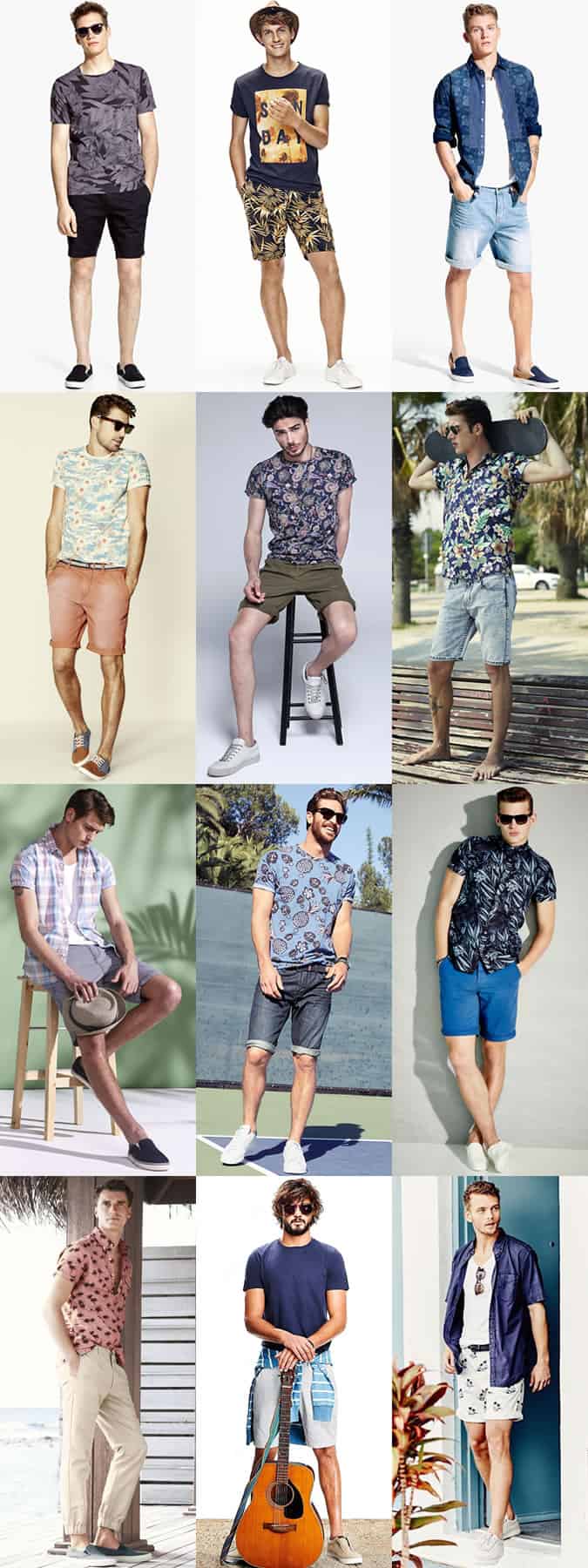 Men's Ibiza Summer Holiday Outfit Inspiration Lookbook