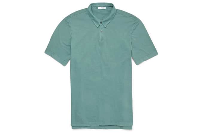 JAMES PERSE COTTON-JERSEY POLO SHIRT