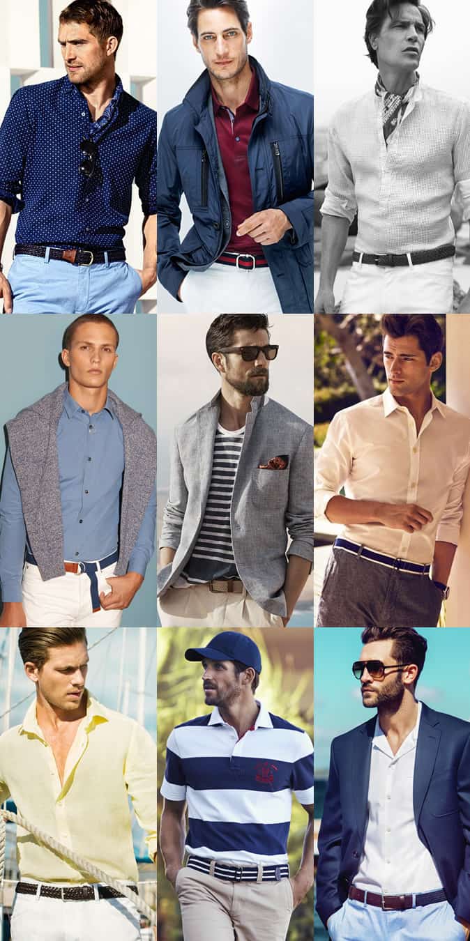 Men's Leather and Canvas Accessories Outfit Inspiration Lookbook