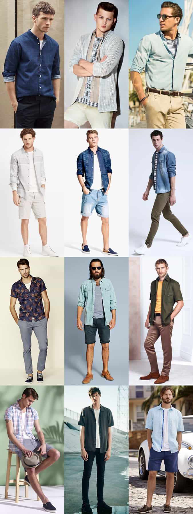 Men's Summer Layering Outfit Inspiration Lookbook